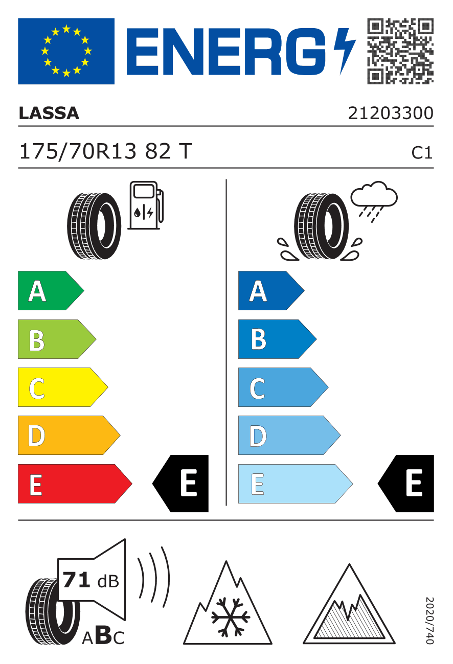 Label — Lassa Iceways 2 175/70 R13 82T