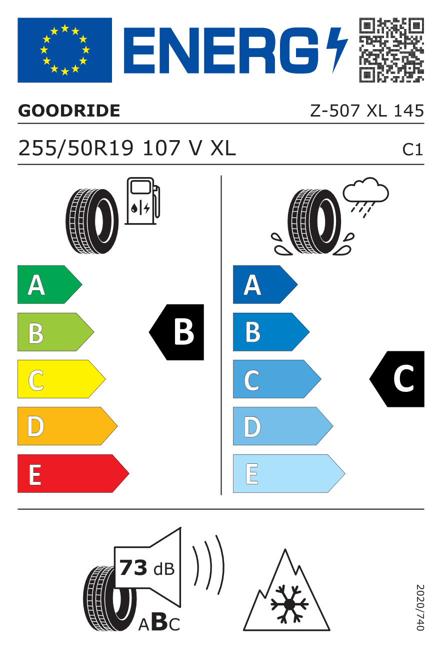 Märgis — Goodride Z507 255/50 R19 107V