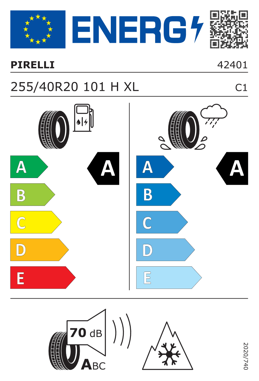 Label — Pirelli Scorpion All Season SF2 255/40 R20 101H