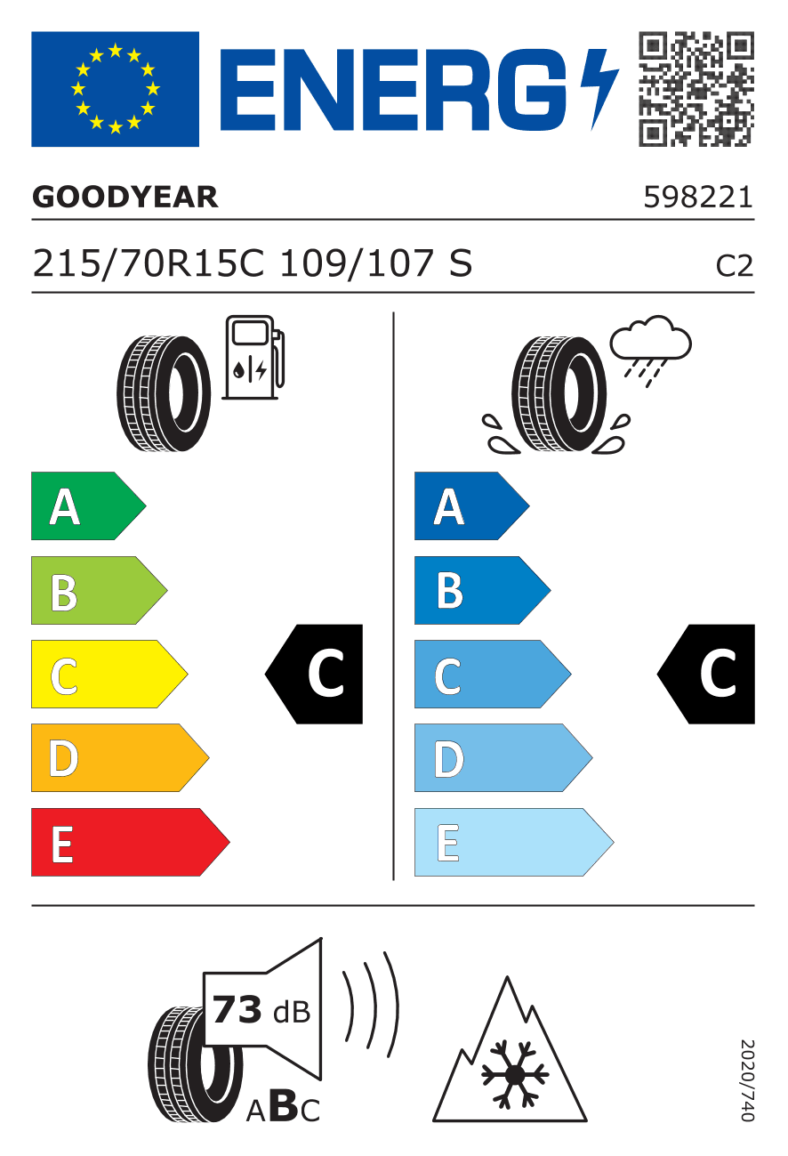 Märgis — Goodyear Vector 4SEASONS Cargo 215/70 R15C 109/107S