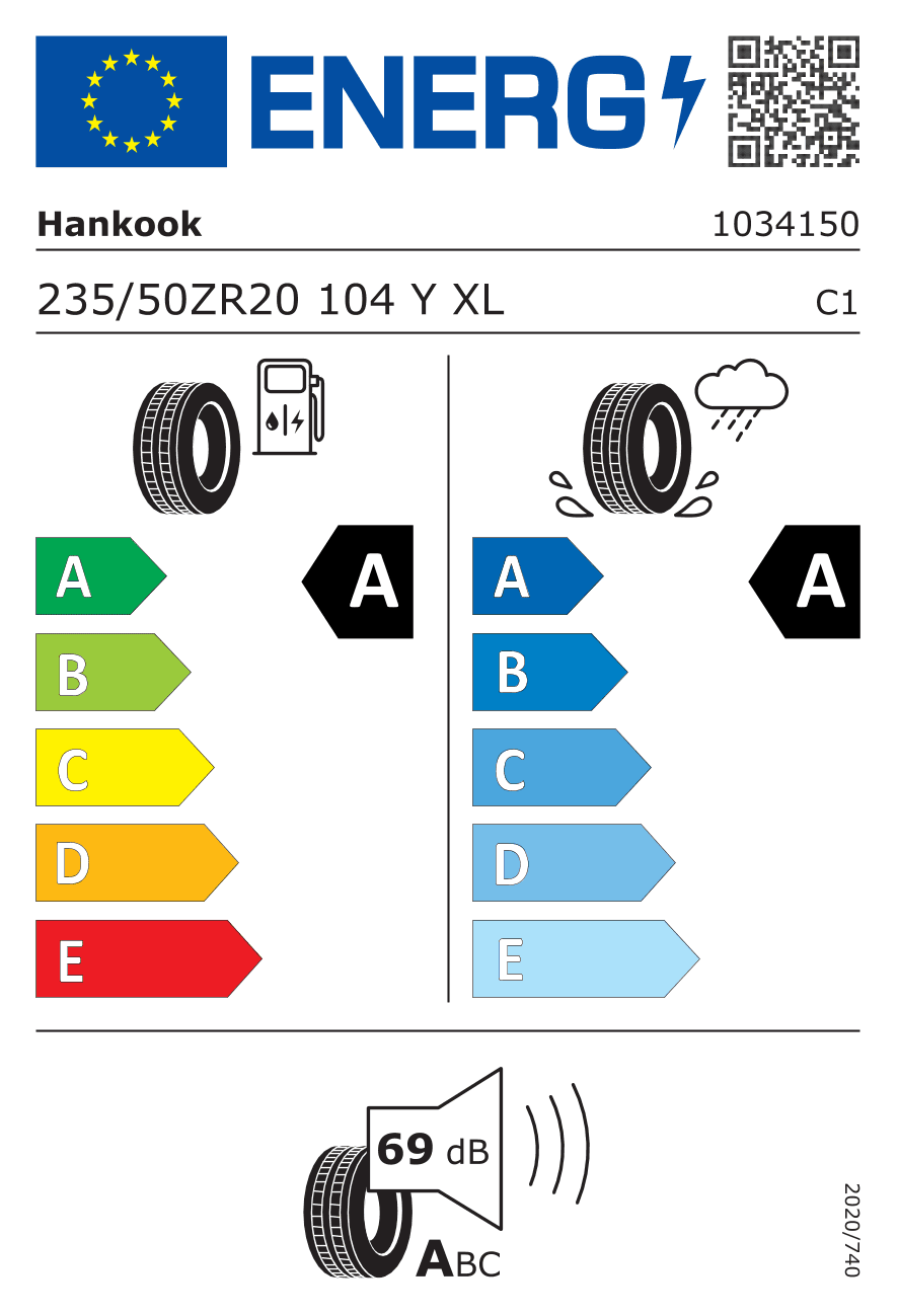 Märgis — Hankook Ion Evo Suv (IK01A) 235/50 R20 104Y