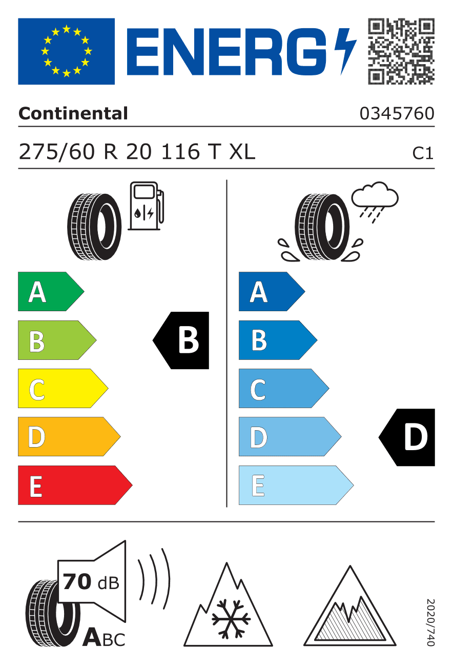 Märgis — Continental Vikingcontact 8 275/60 R20 116T