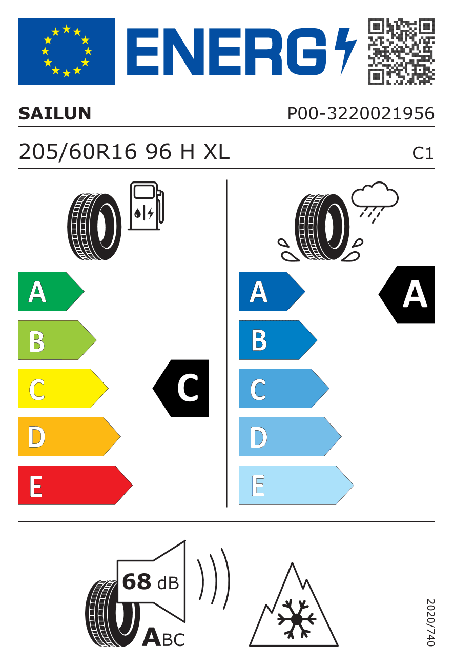 Märgis — Sailun Ice Blazer Alpine 2 205/60 R16 96H
