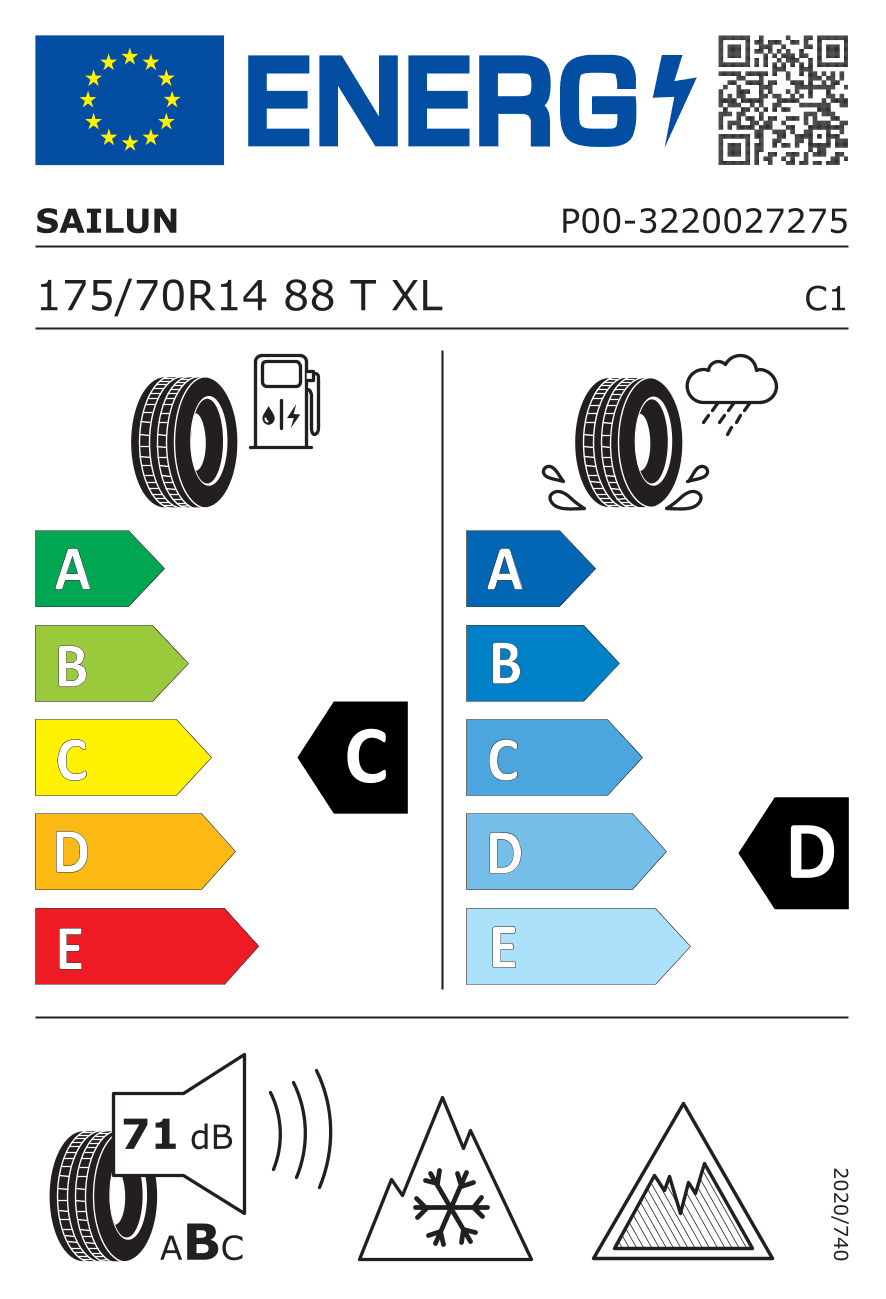 Märgis — Sailun Ice Blazer Arctic 2 175/70 R14 88T