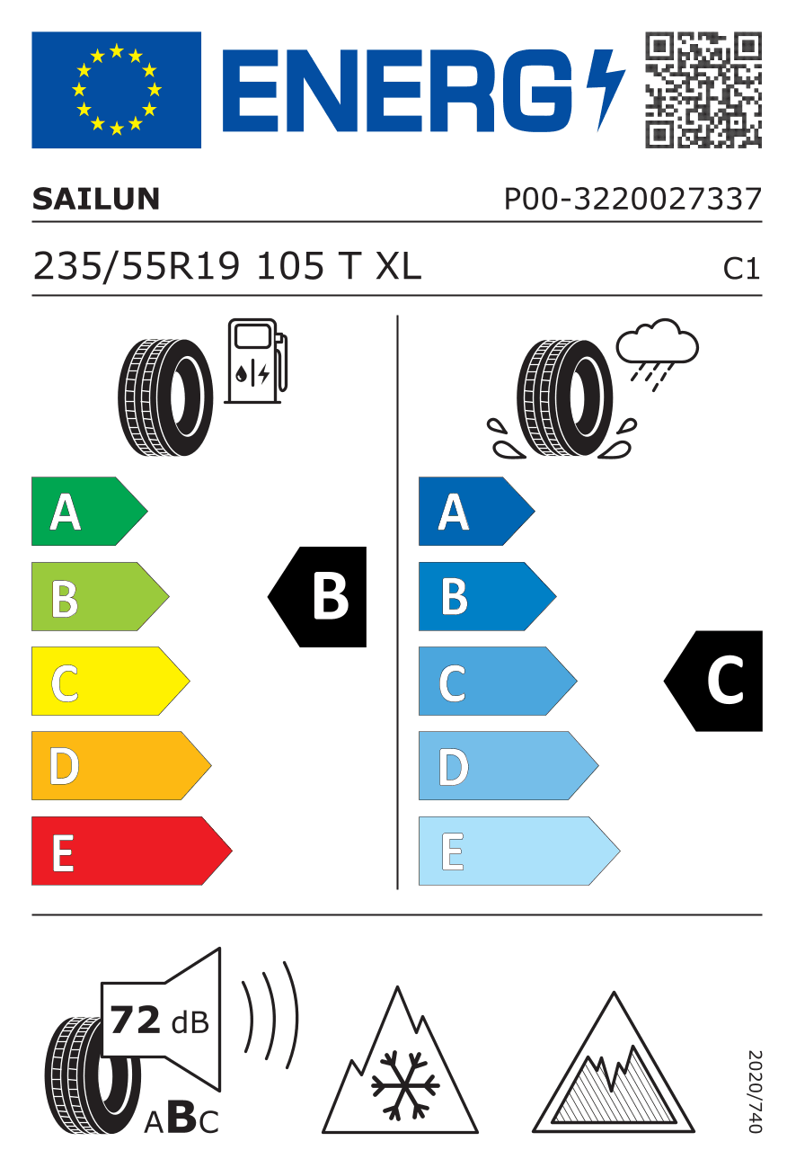Märgis — Sailun Ice Blazer Arctic 2 235/55 R19 105T