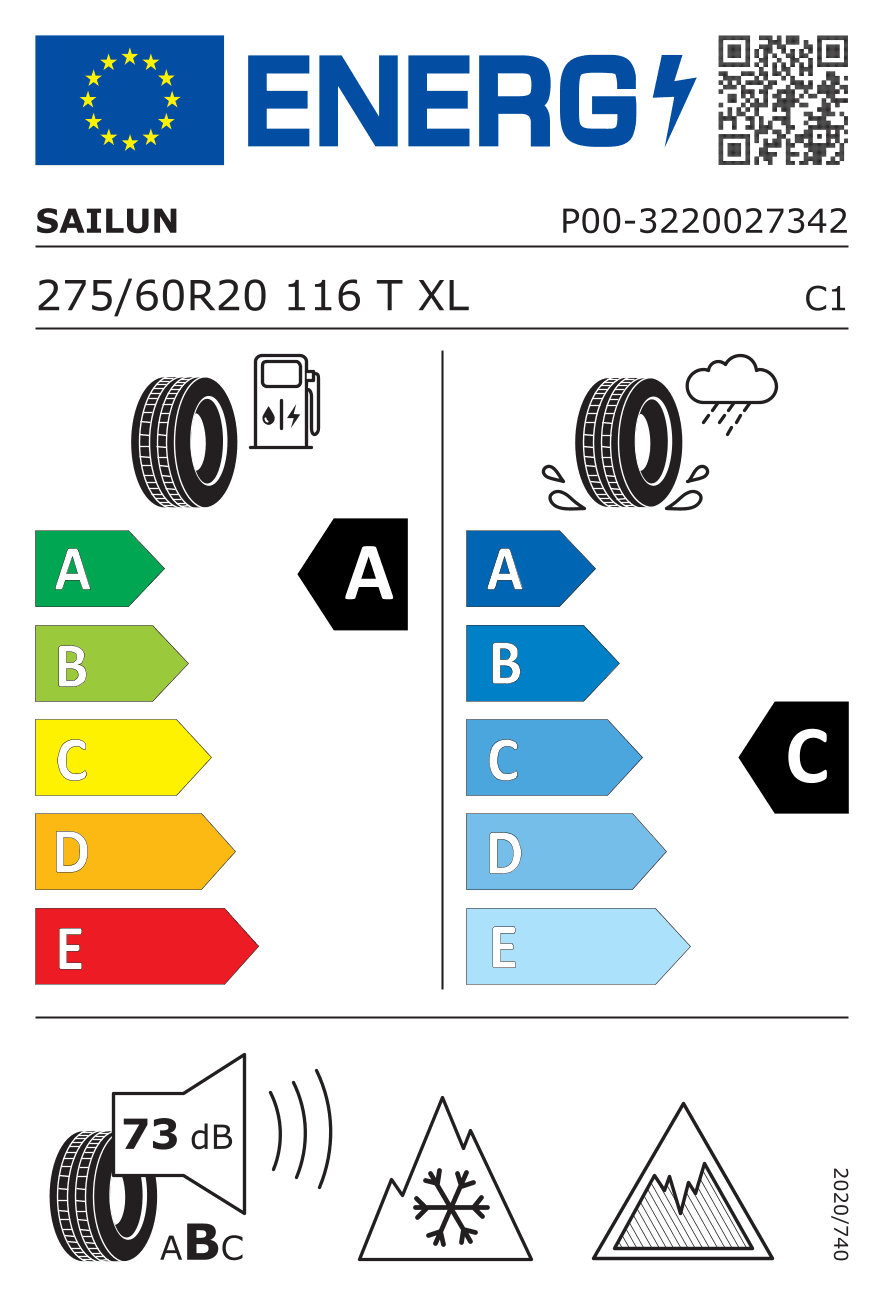 Märgis — Sailun Ice Blazer Arctic 2 275/60 R20 116T