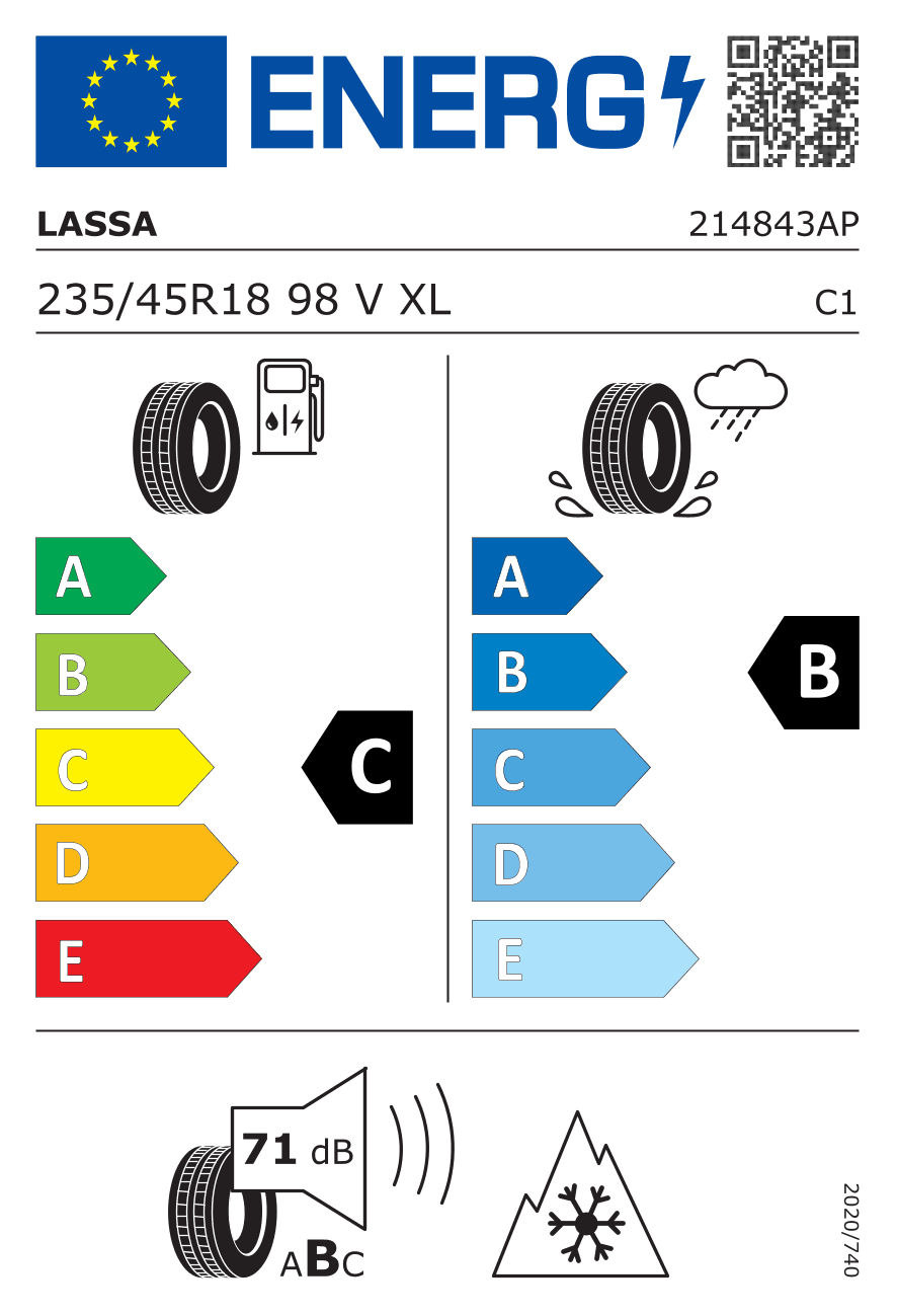 Märgis — Lassa Snoways 5 235/45 R18 98V