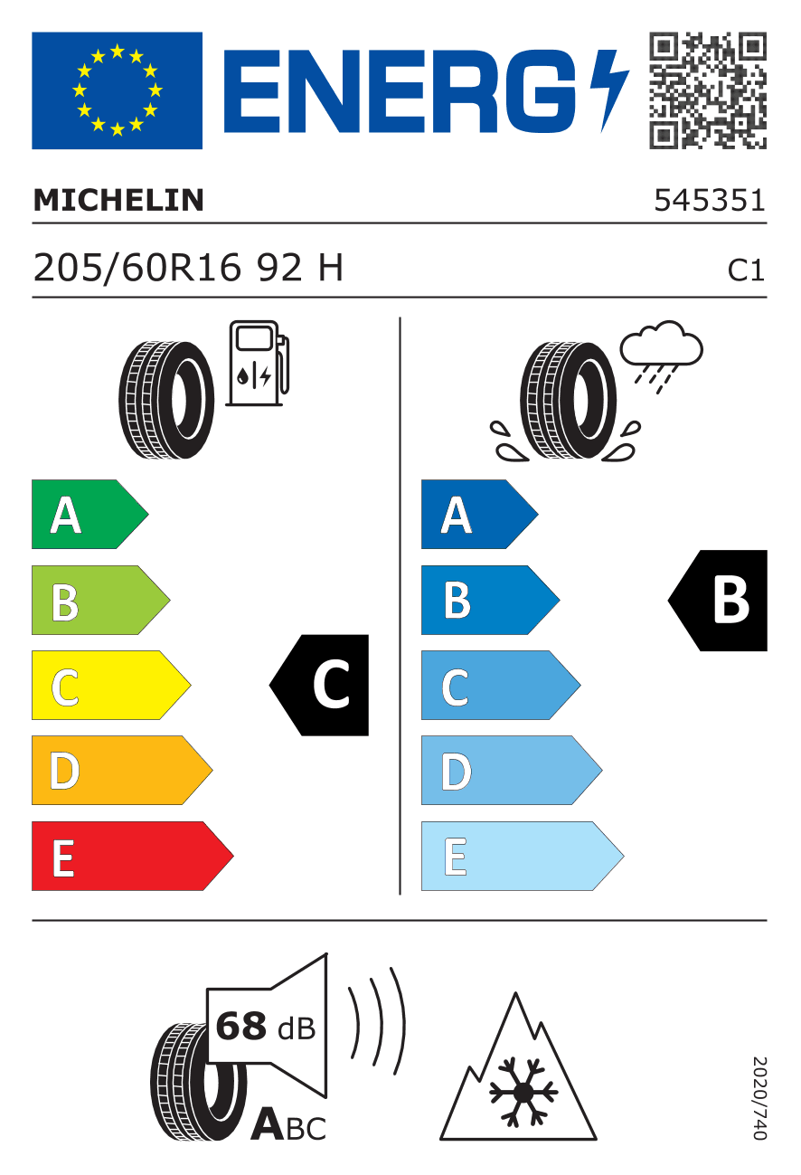 Märgis — Michelin Alpin 5 205/60 R16 92H