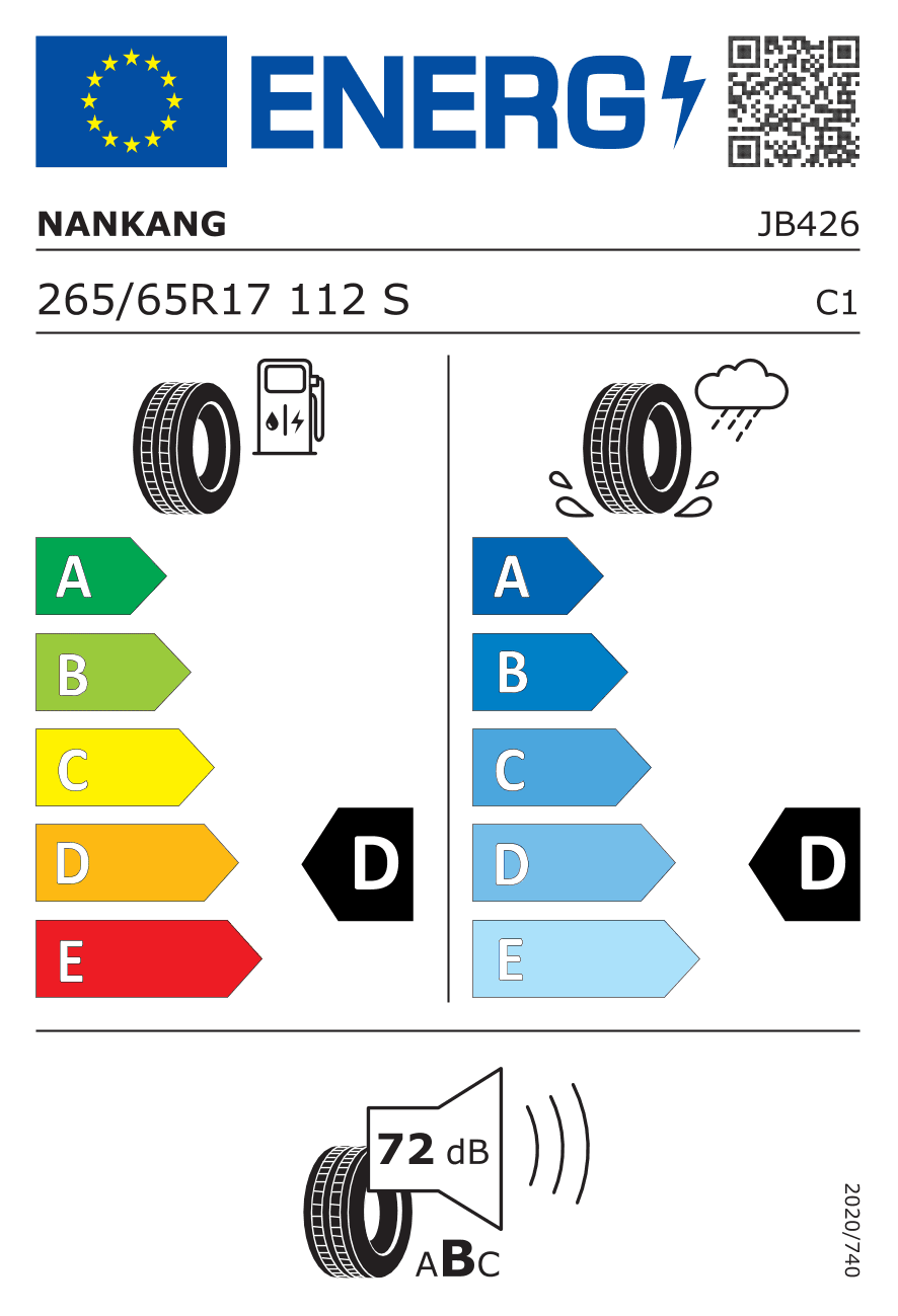 Märgis — Nankang FT-7 265/65 R17 112S