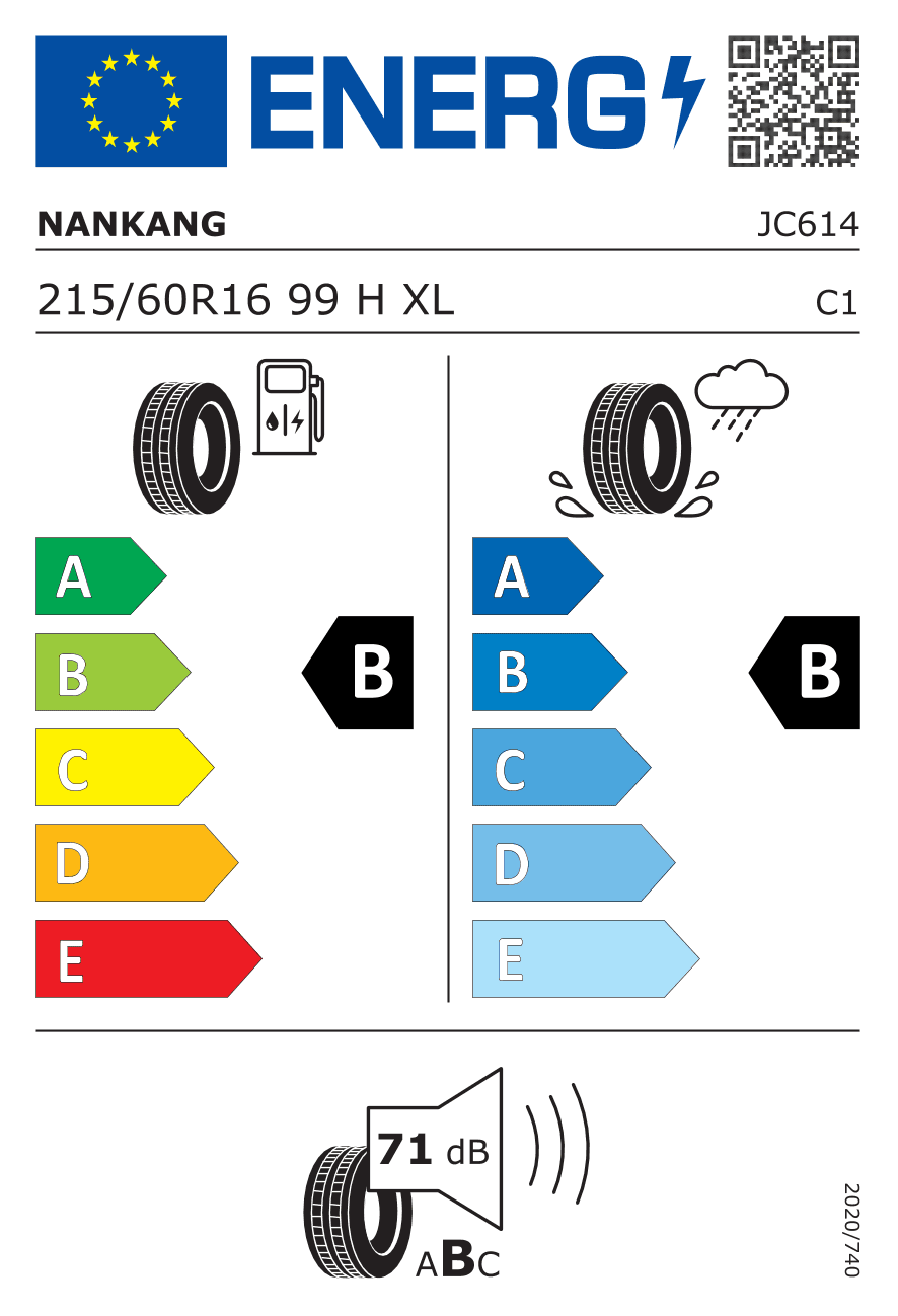 Märgis — Nankang NA-1 215/60 R16 99H