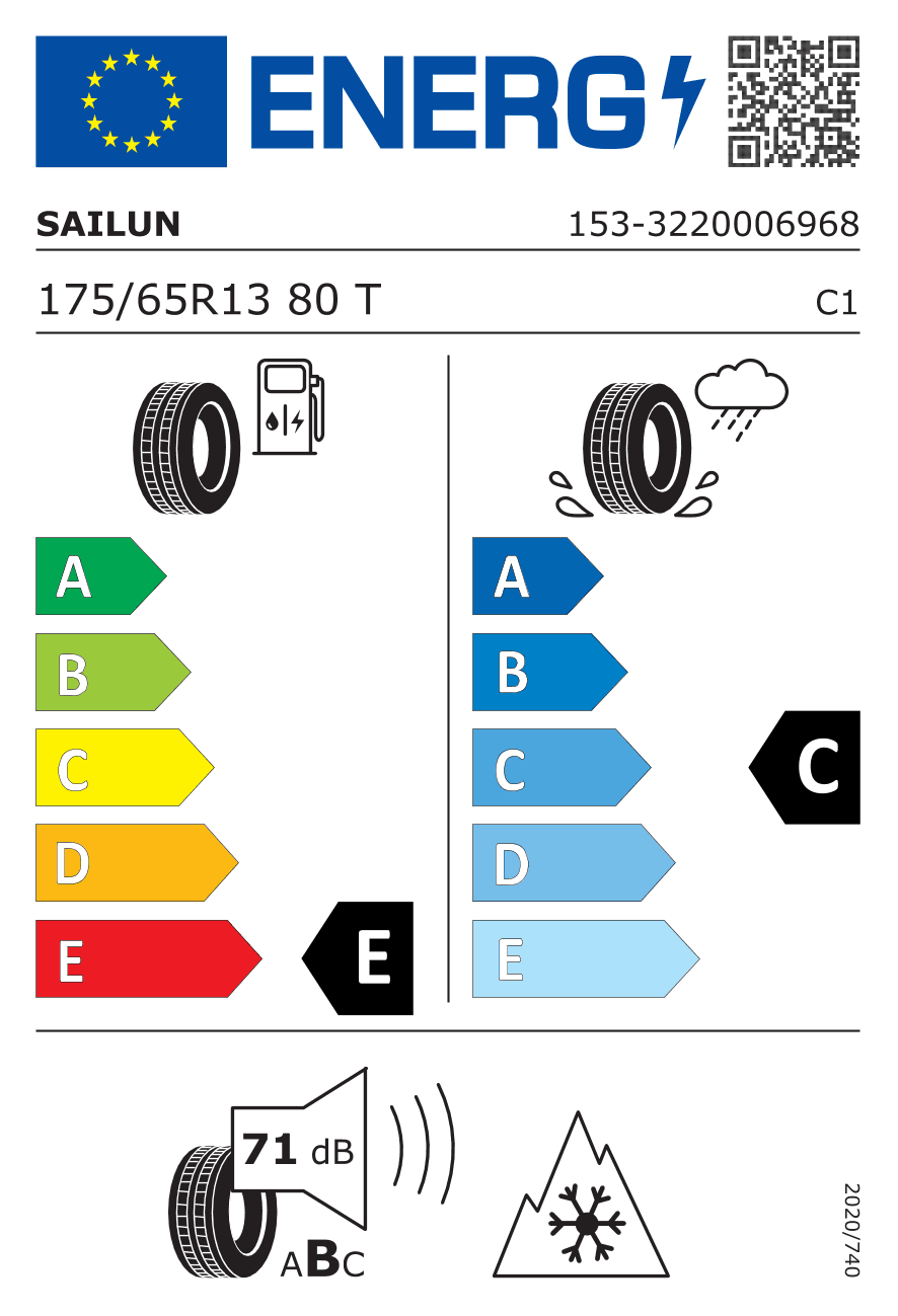 Märgis — Sailun Ice Blazer Alpine+ 175/65 R13 80T
