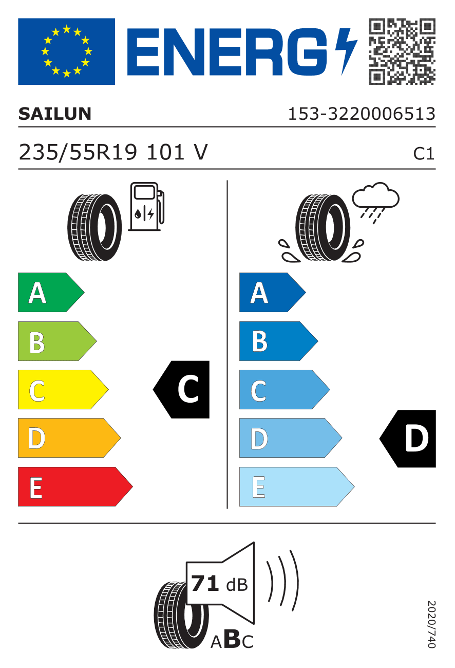 Märgis — Sailun Terramax Cvr 235/55 R19 101V