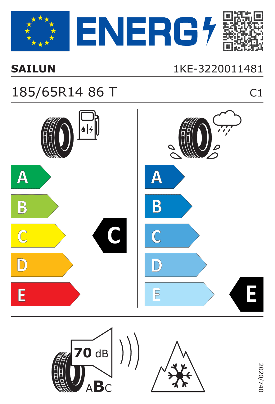 Märgis — Sailun Ice Blazer Arctic 185/65 R14 86T