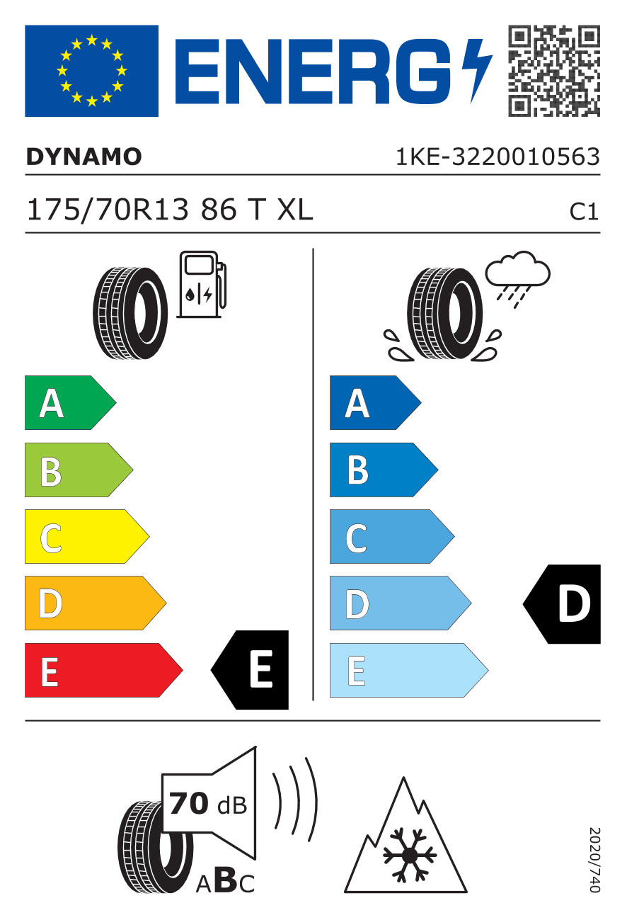 Märgis — Dynamo Snow-H MWH01 (BW56) 175/70 R13 86T