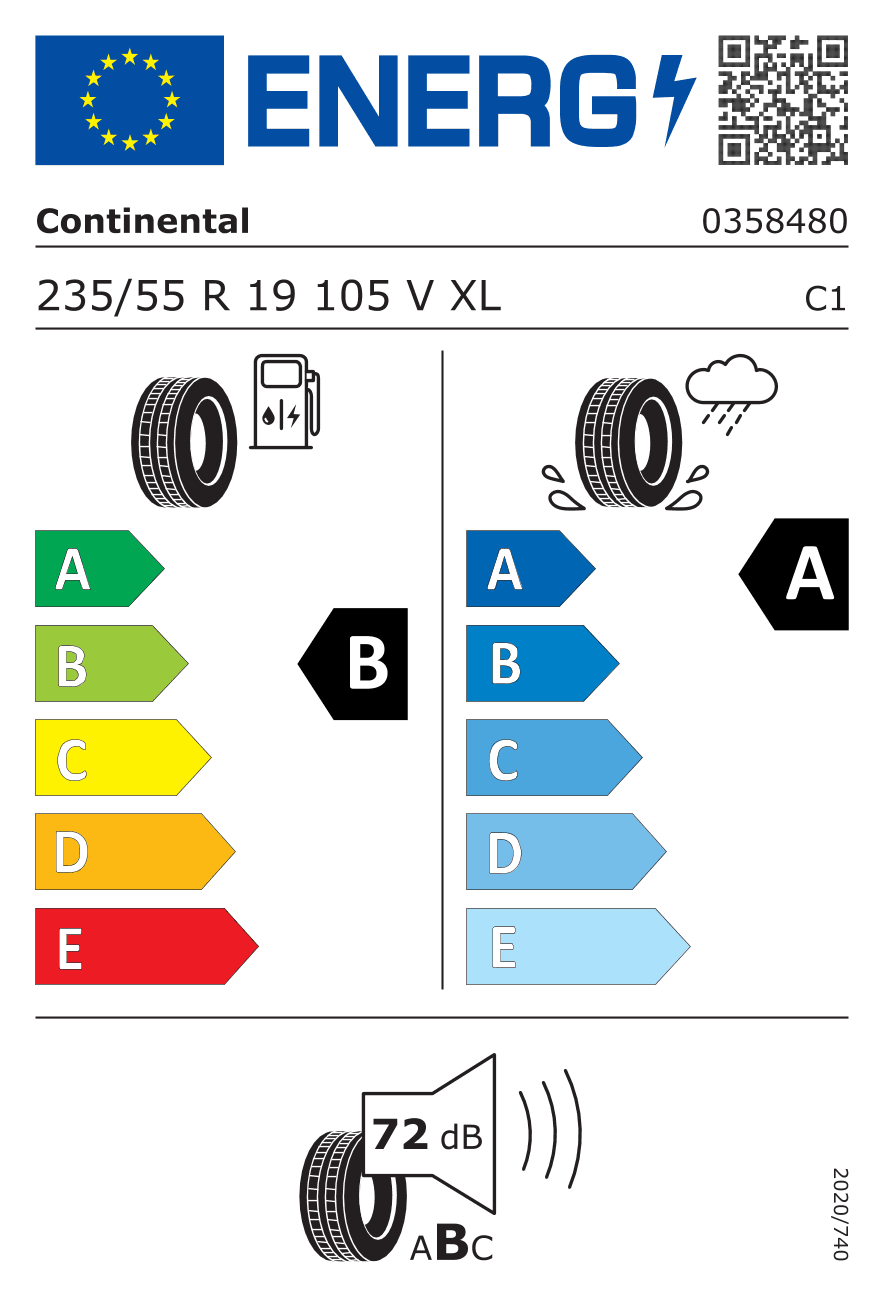 Märgis — Continental Premiumcontact 6 235/55 R19 105V