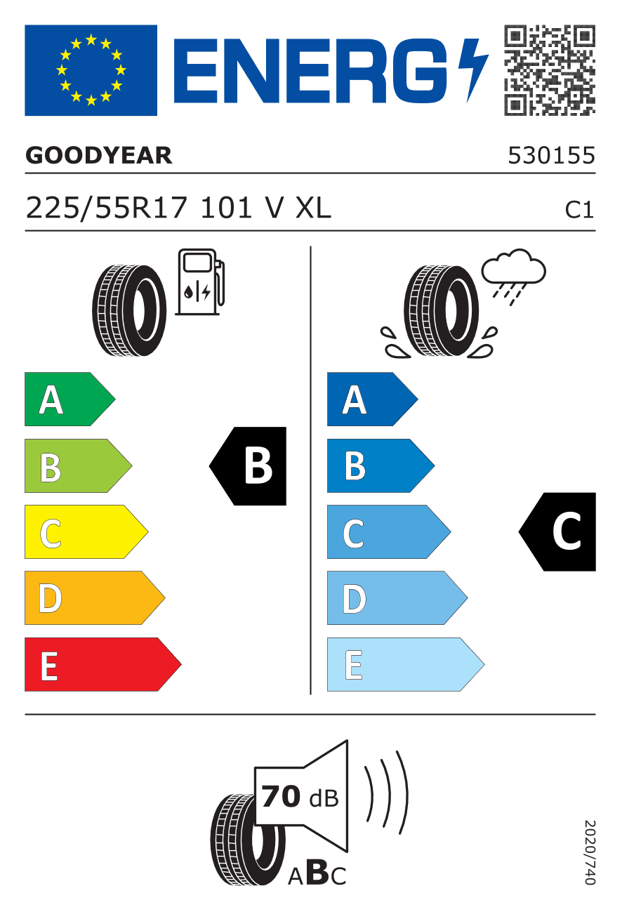 Märgis — Goodyear Efficientgrip Performance 225/55 R17 101V