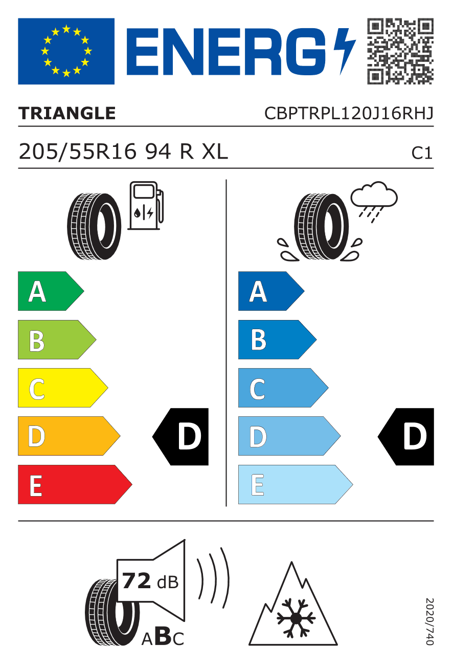 Märgis — Triangle PL01 205/55 R16 94R