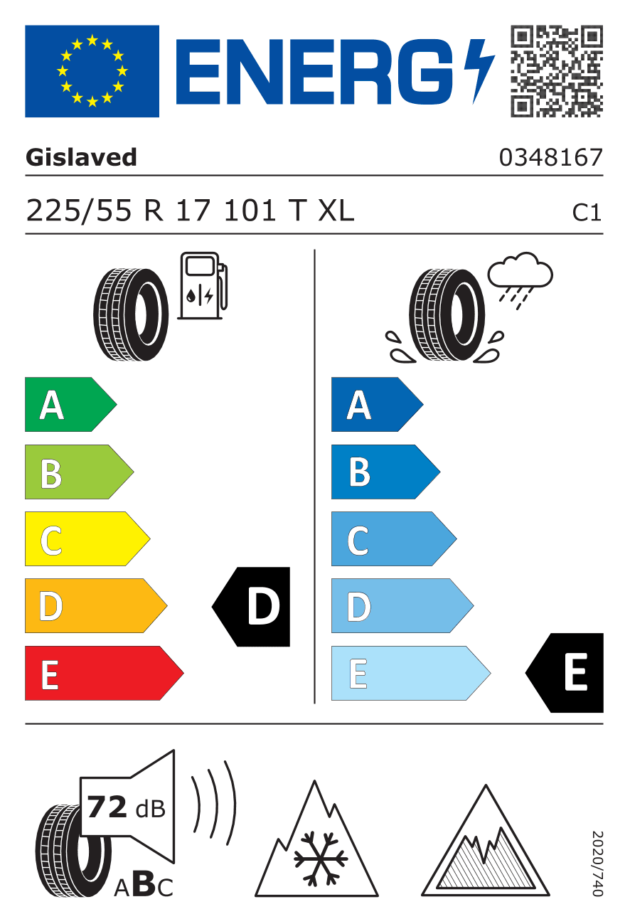 Märgis — Gislaved Soft Frost 200 225/55 R17 101T