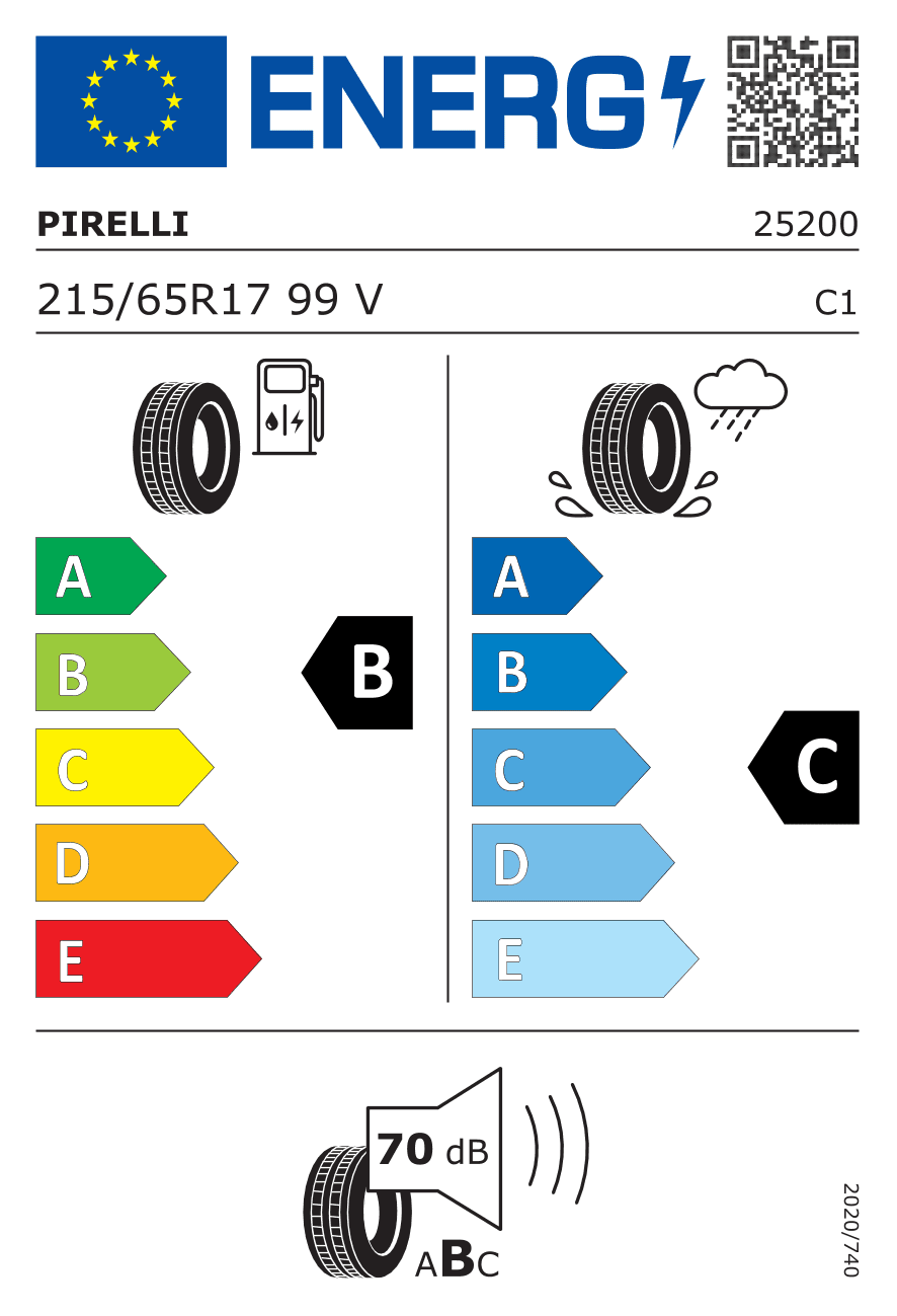Märgis — Pirelli Scorpion Verde 215/65 R17 99V