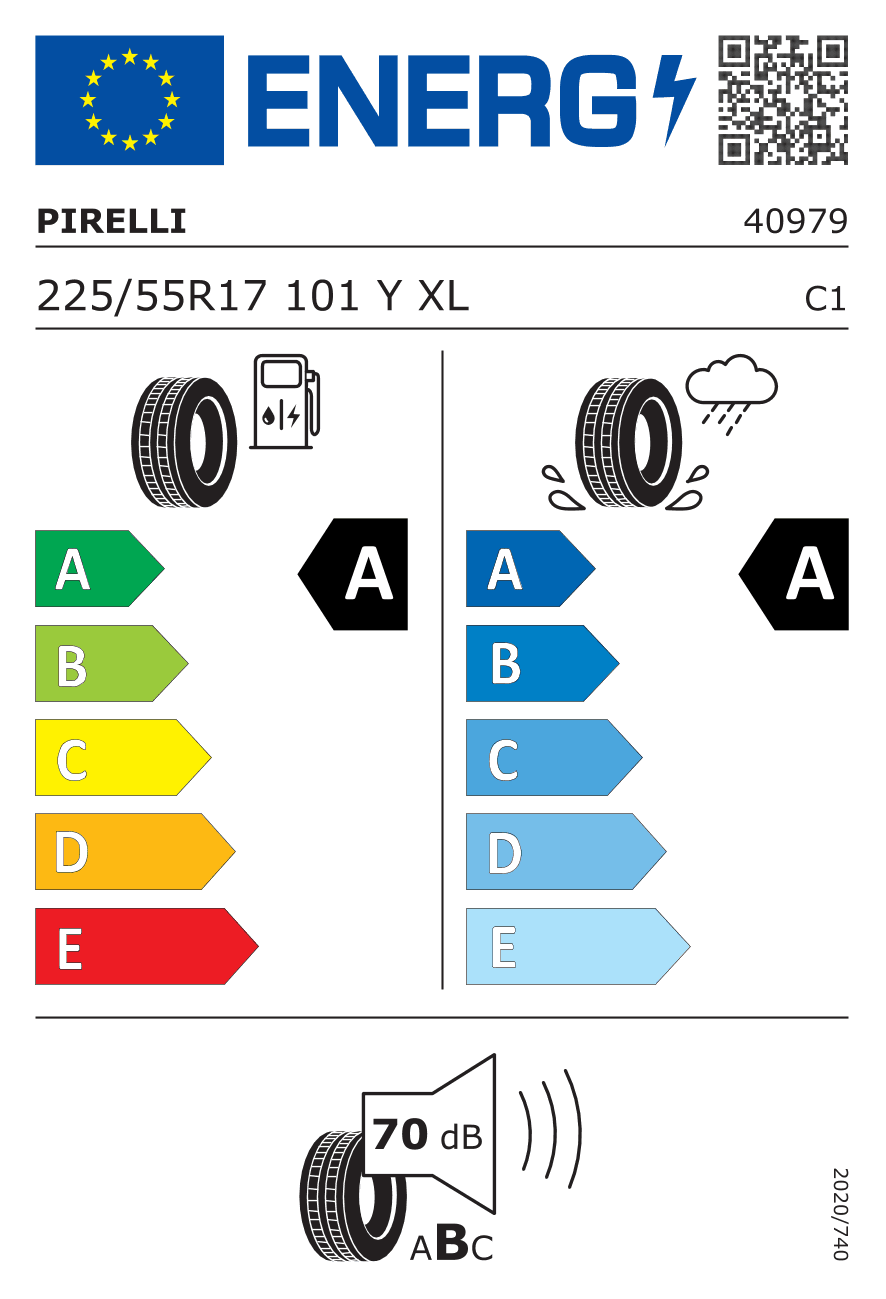 Märgis — Pirelli Cinturato P7 (P7C2) 225/55 R17 101Y