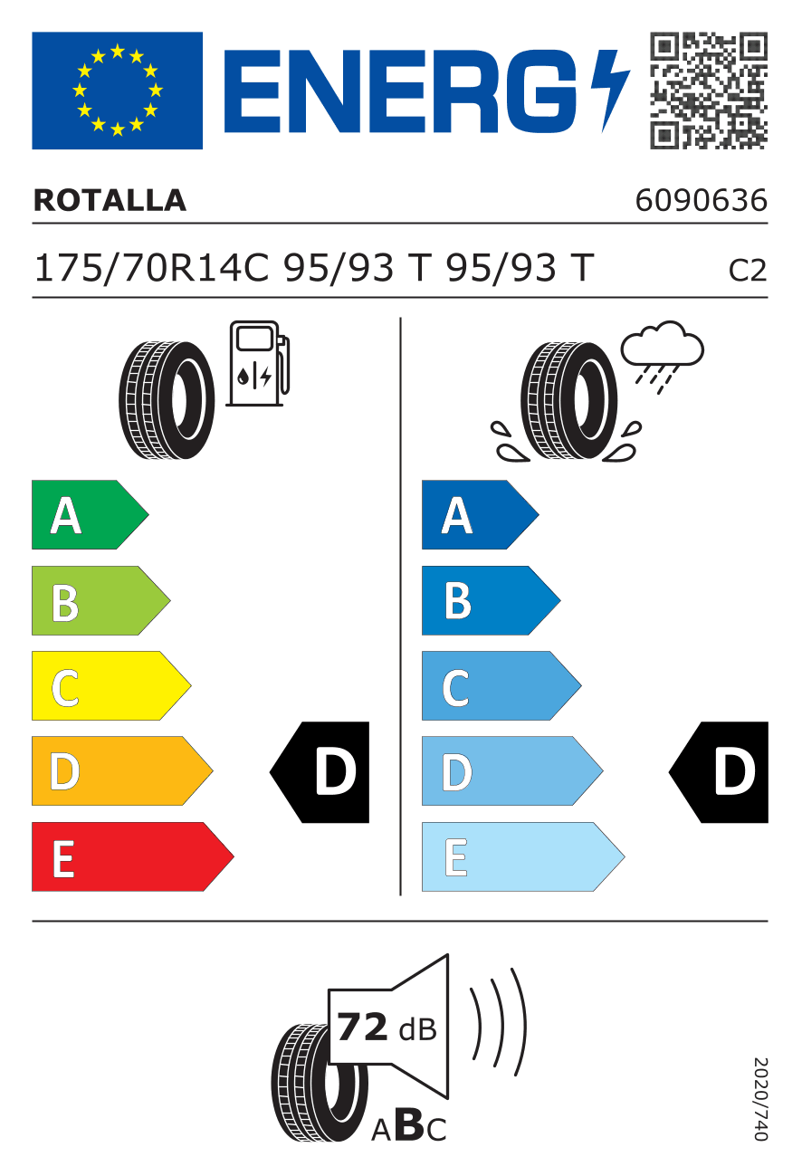 Märgis — Rotalla 109 175/70 R14C 95/93T
