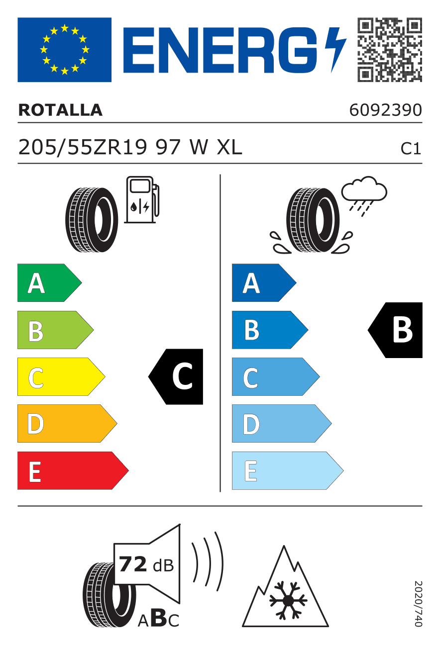 Märgis — Rotalla RA03 205/55 R19 97W