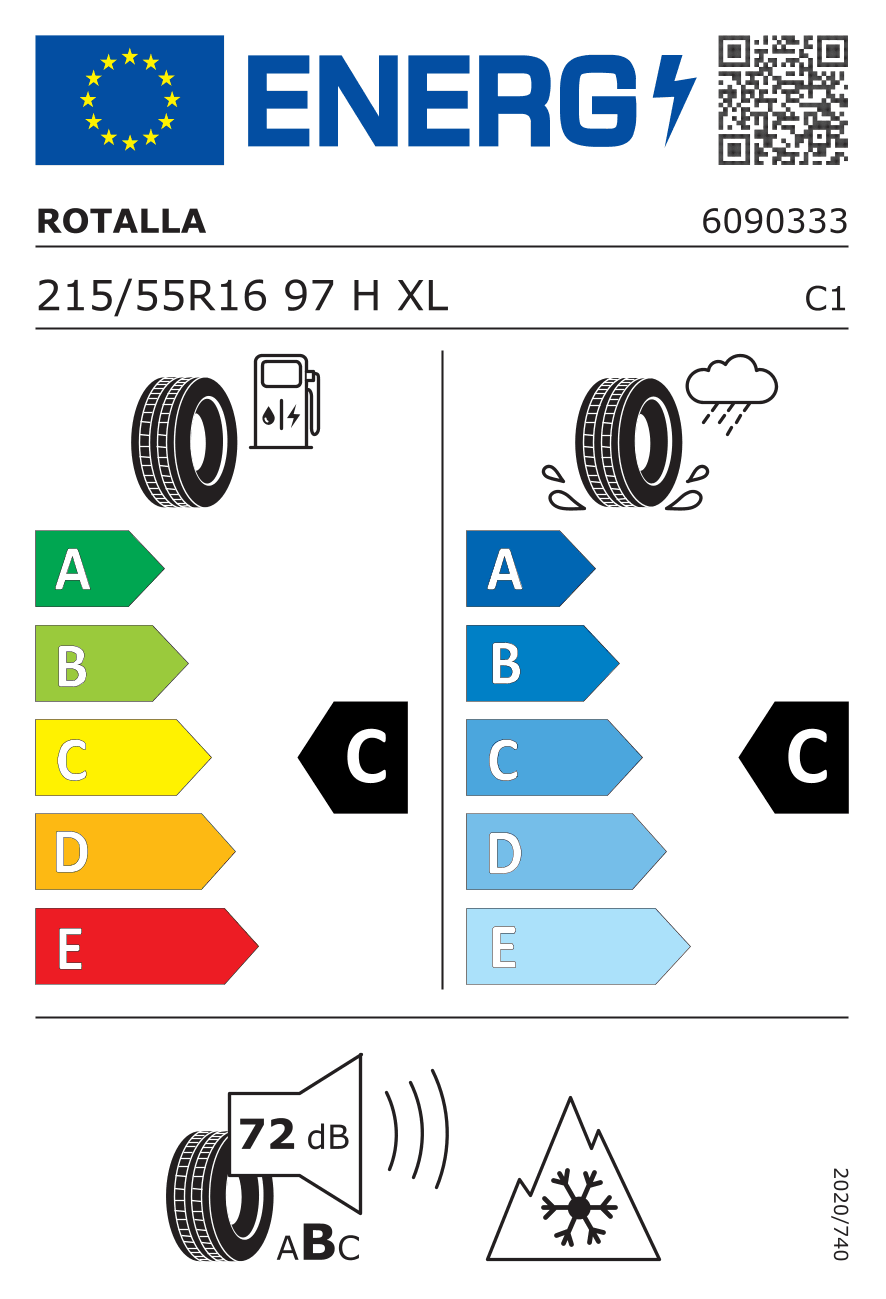 Märgis — Rotalla S210 215/55 R16 97H