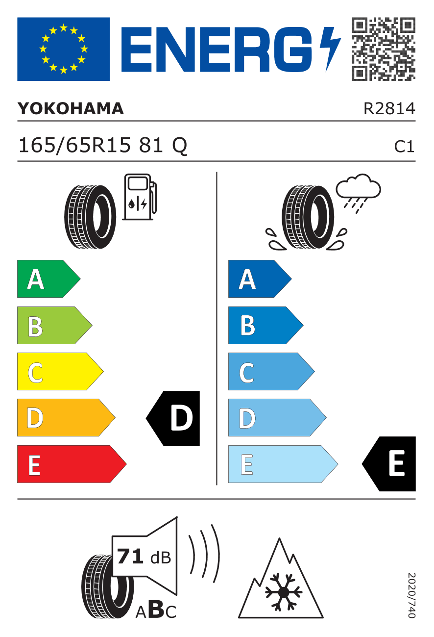 Märgis — Yokohama Ice Guard (IG60) 165/65 R15 81Q