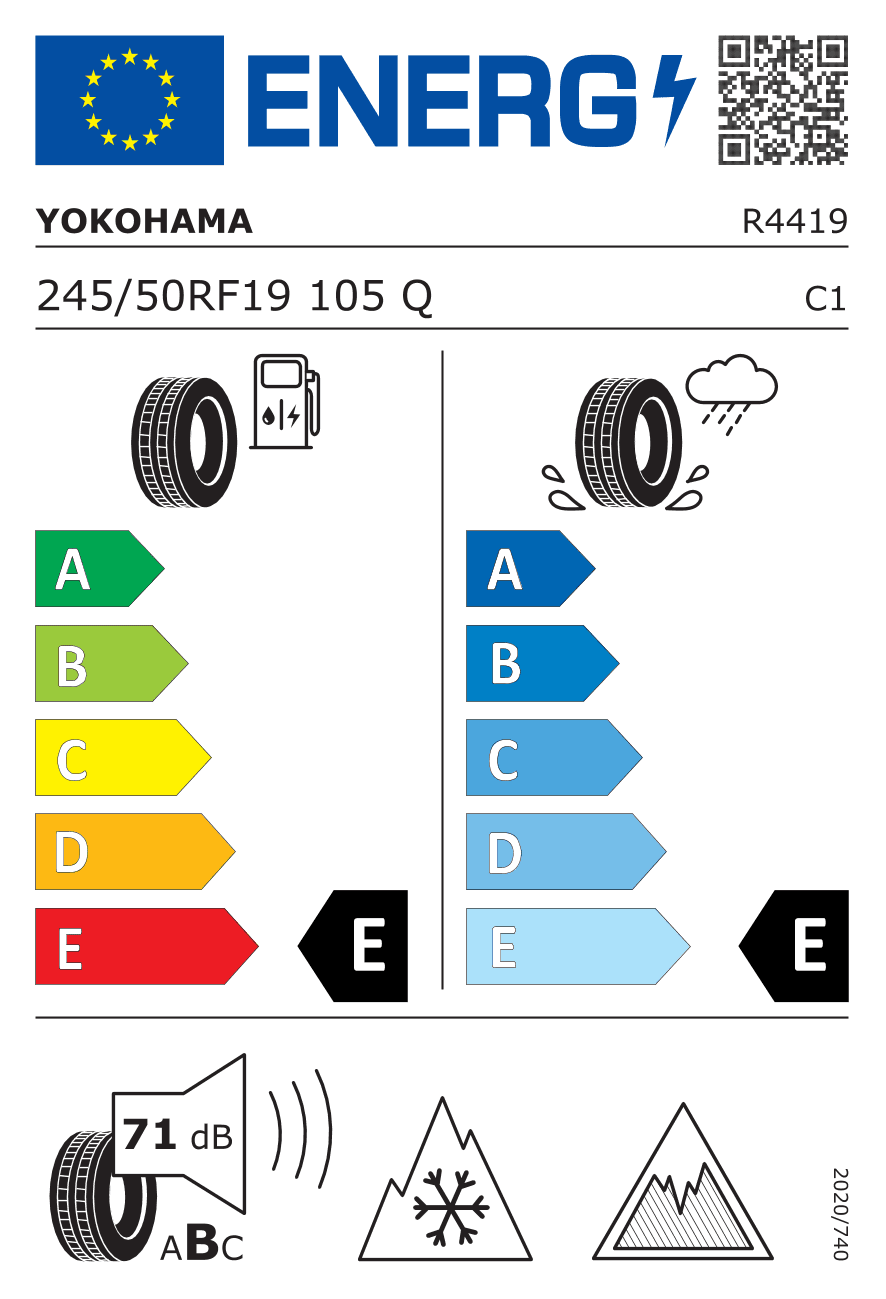 Märgis — Yokohama Ice Guard (IG60A) 245/50 R19 105Q