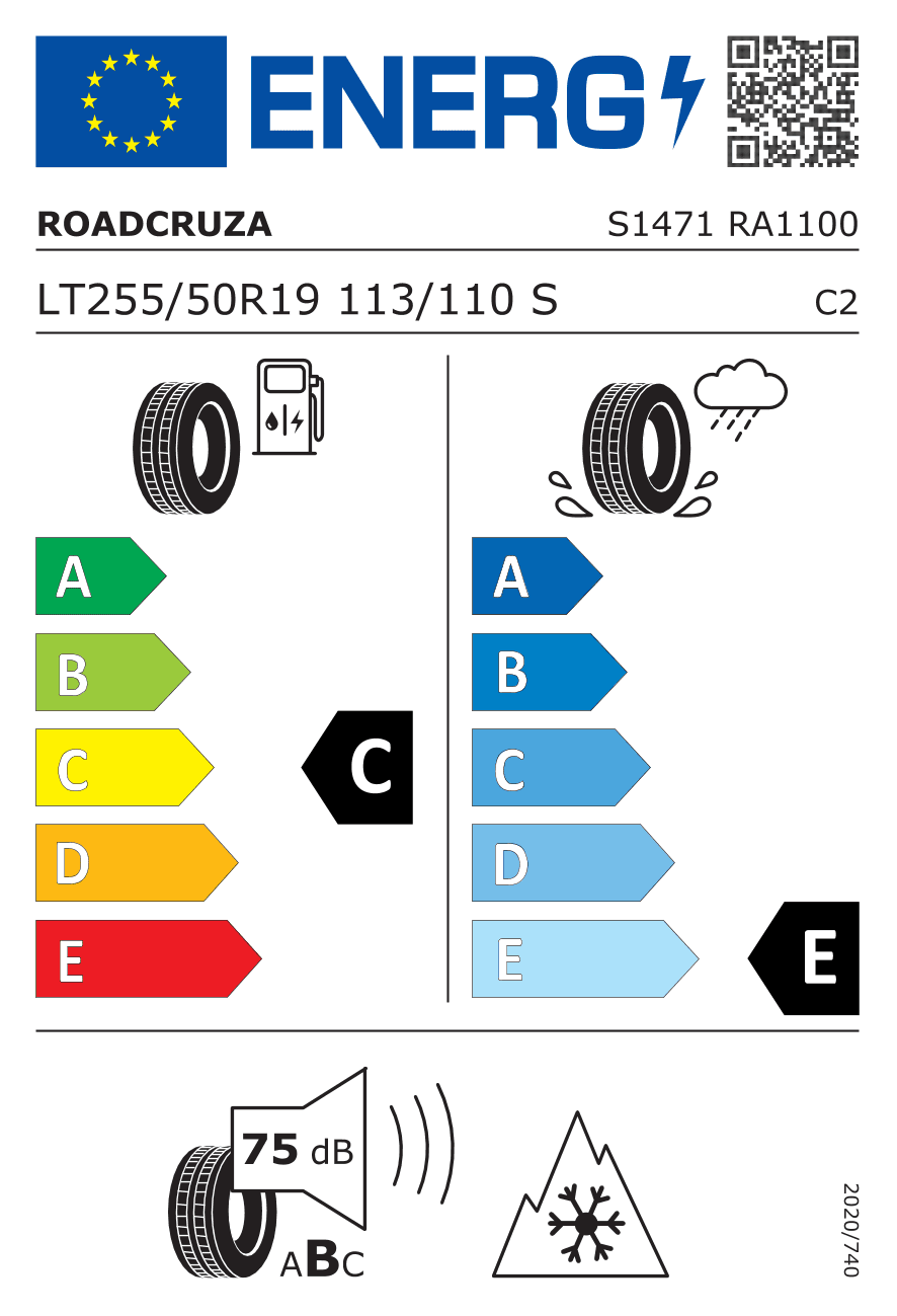 Märgis — Roadcruza RA1100 255/50 R19 113/110S