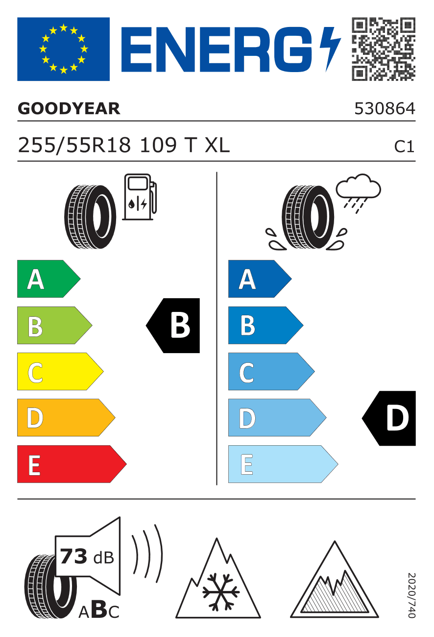 Märgis — Goodyear Ultra Grip Ice Suv G1 255/55 R18 109T