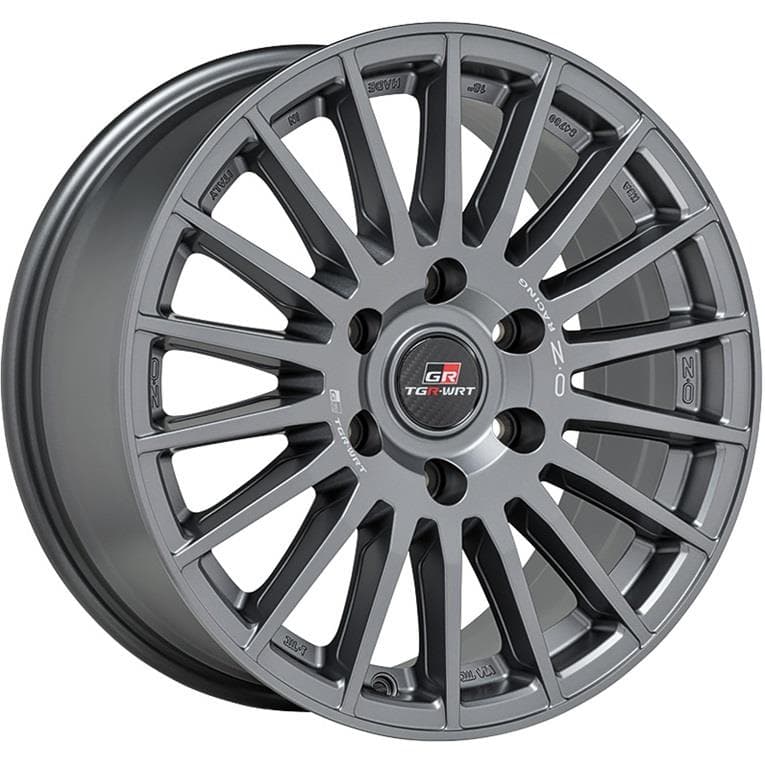 OZ Racing Rally Desert Tgr-Wrt Matt Graphite + Silver Lettering 8x18