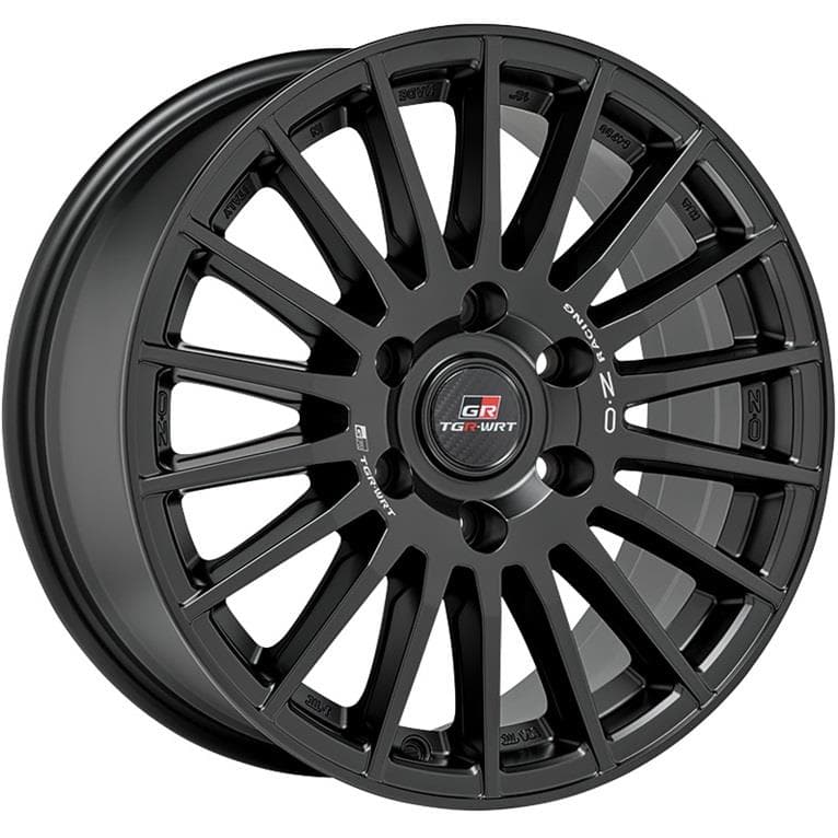 OZ Racing Rally Desert Tgr-Wrt Matt Black + Silver Lettering 8x18