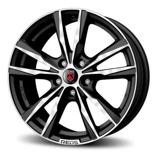 Reds K2 HD Matt Black Polished 7.5x17