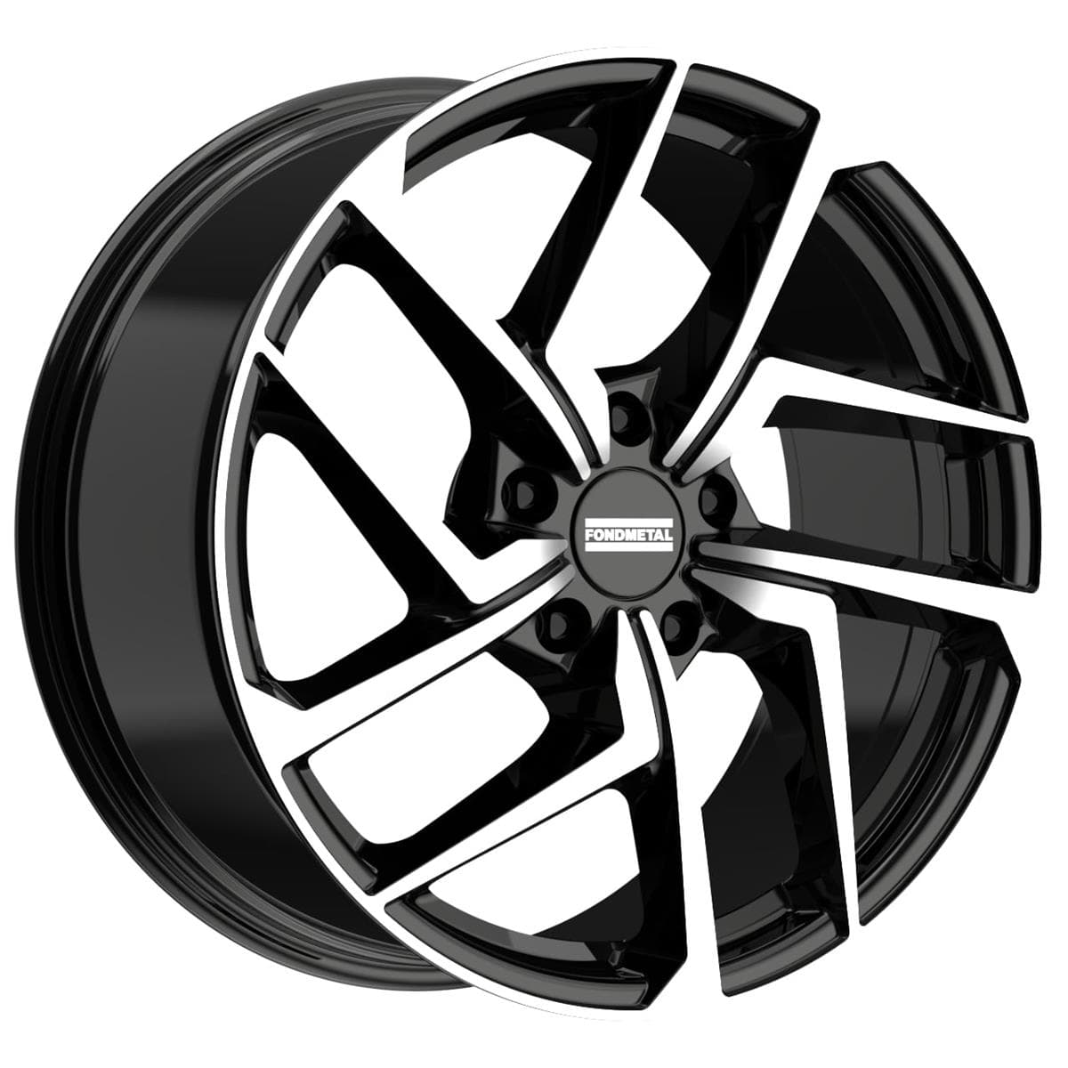Fondmetal Taara Glossy Black Machined 9x20