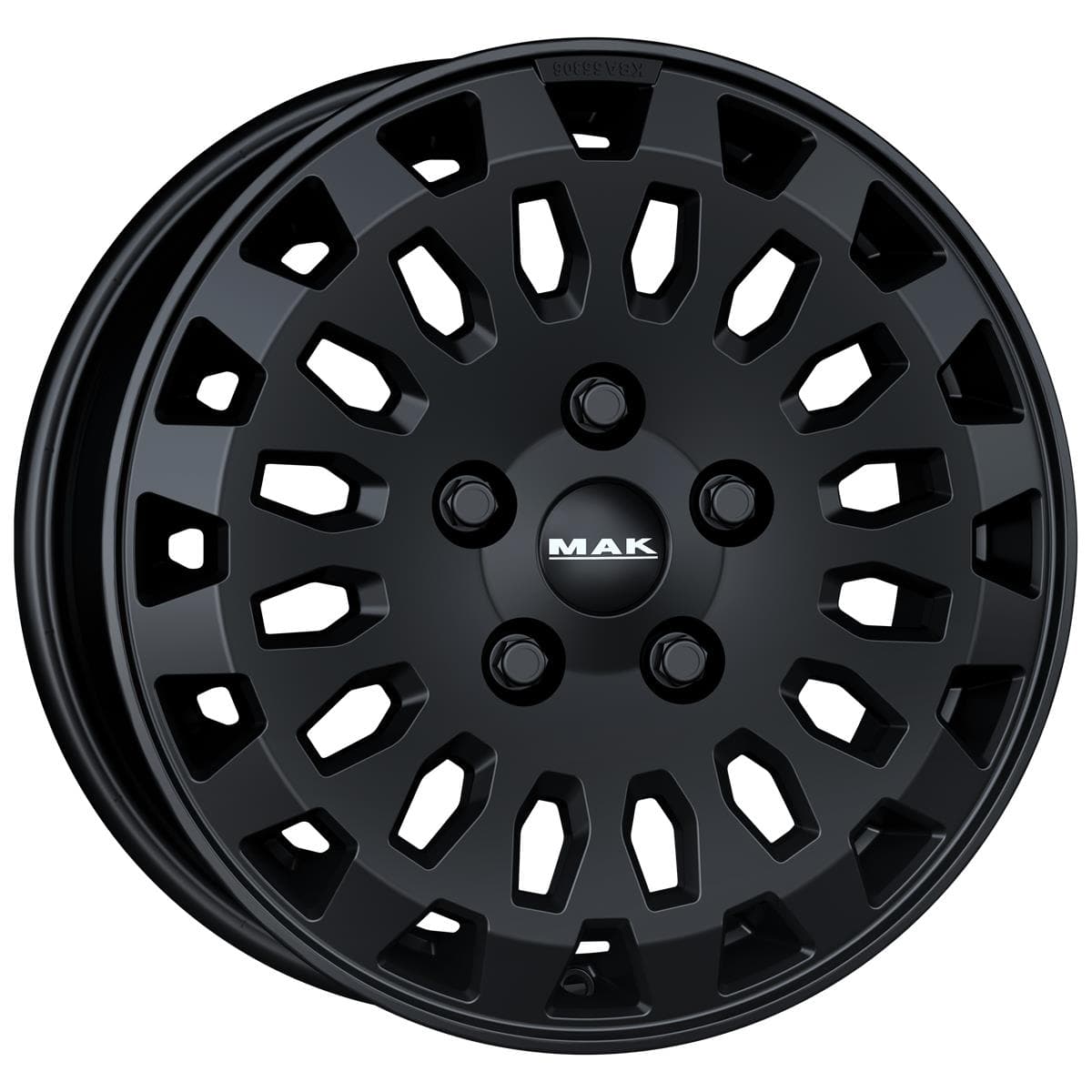 MAK Overland Matt Black 6.5x16