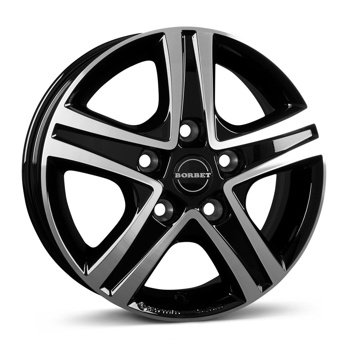 Borbet Cwd Black Polished Glossy 6x16