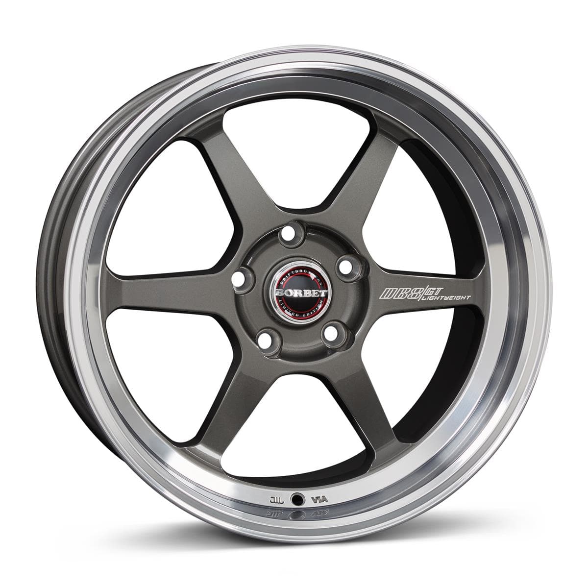 Borbet DB8GT Graphite Rim Polished 8.5x18