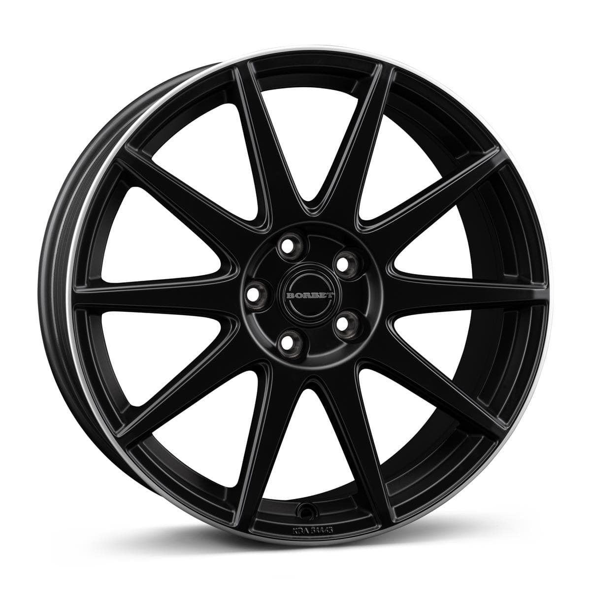 Borbet Gtx Black Matt Rim Silver 8x19