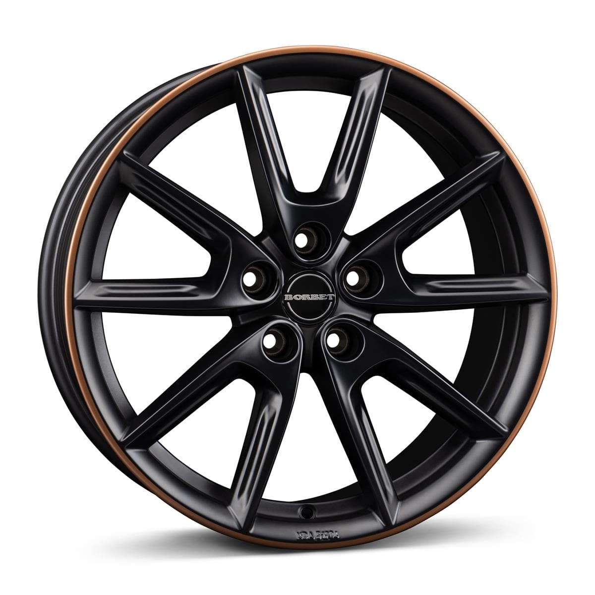 Borbet LX18 Black Matt Rim Copper 8x18
