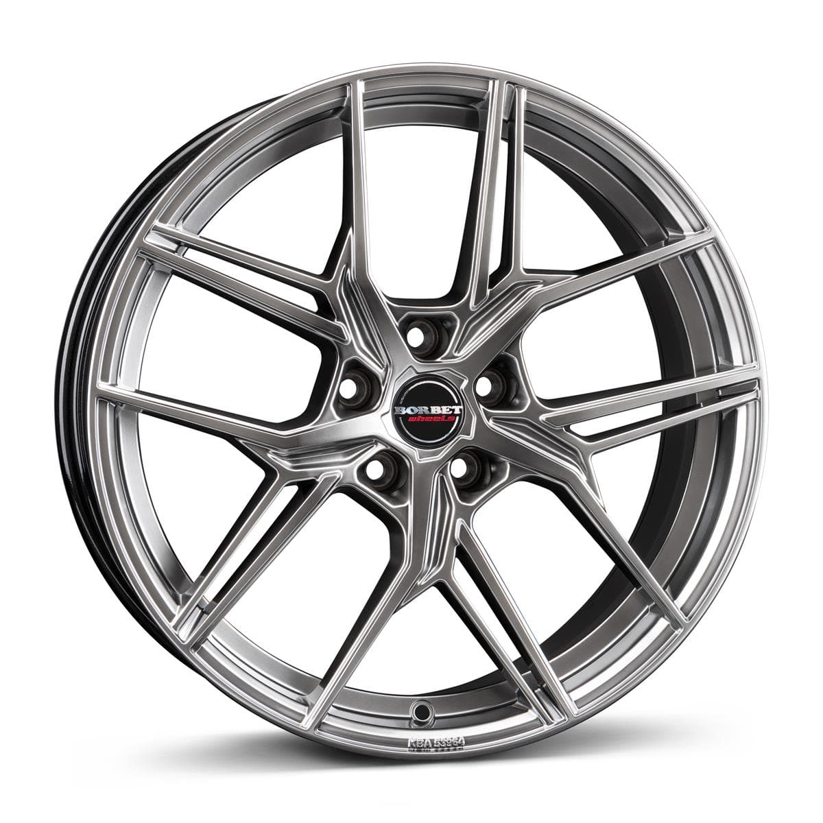 Borbet QX Hyper Black Silver 8x19