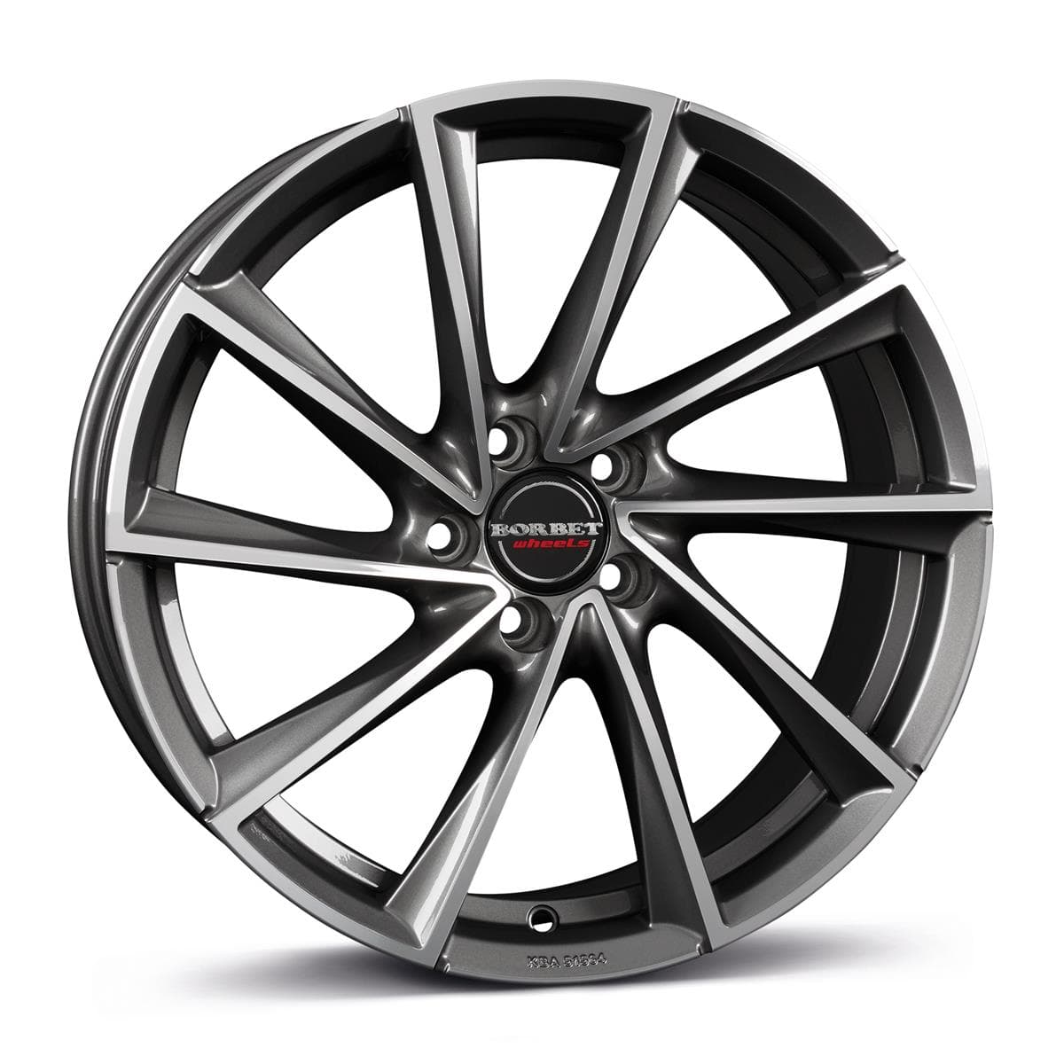 Borbet Vtx Graphite Polished 8x18
