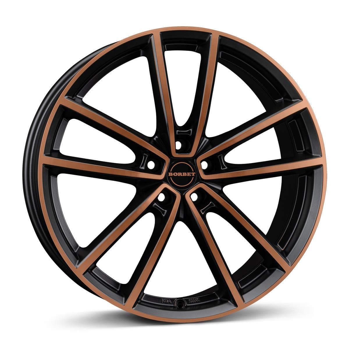 Borbet W Black Copper Polished Matt 8x19