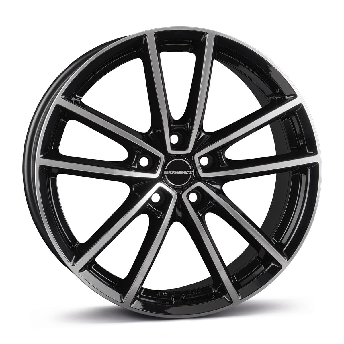 Borbet W Black Polished Glossy 8.5x21