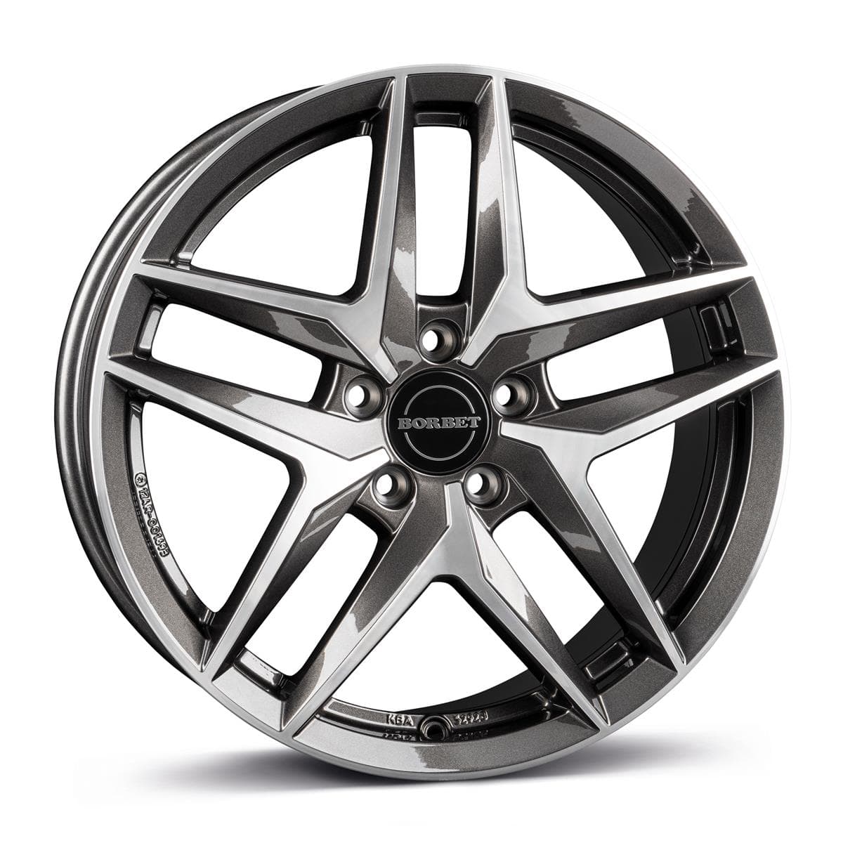 Borbet Z Mistral Anthracite Glossy Polished 8x18
