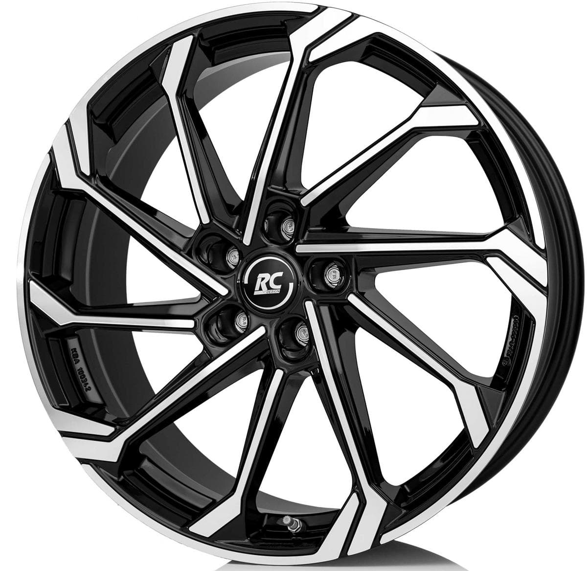 RC Design RC36 Schwarz Glanz Voll-Poliert (sgvp) 7.5x20