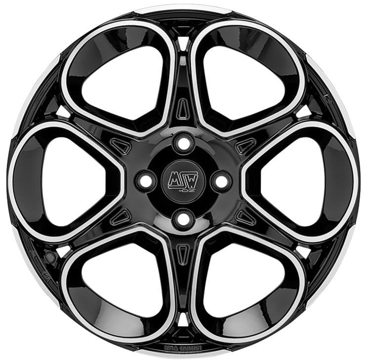 MSW 83 Gloss Black Full Polished 8x19