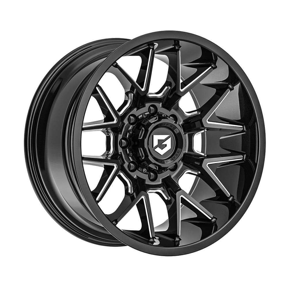 Gear Off Road 768 Primacy Glossy Black Milled 9x20