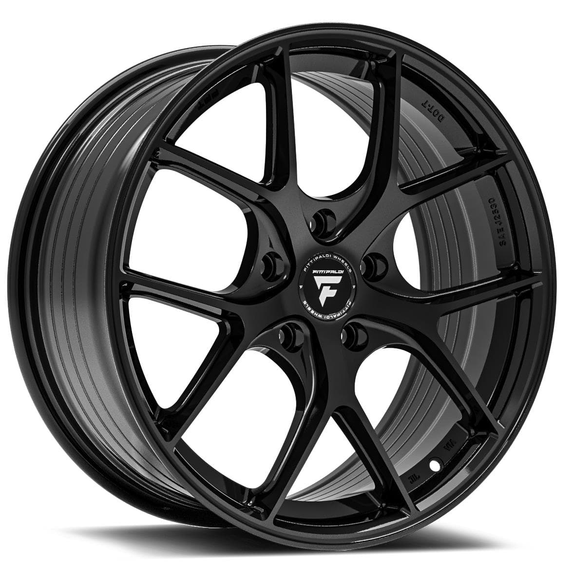 Fittipaldi FS365 Glossy Black 8x18