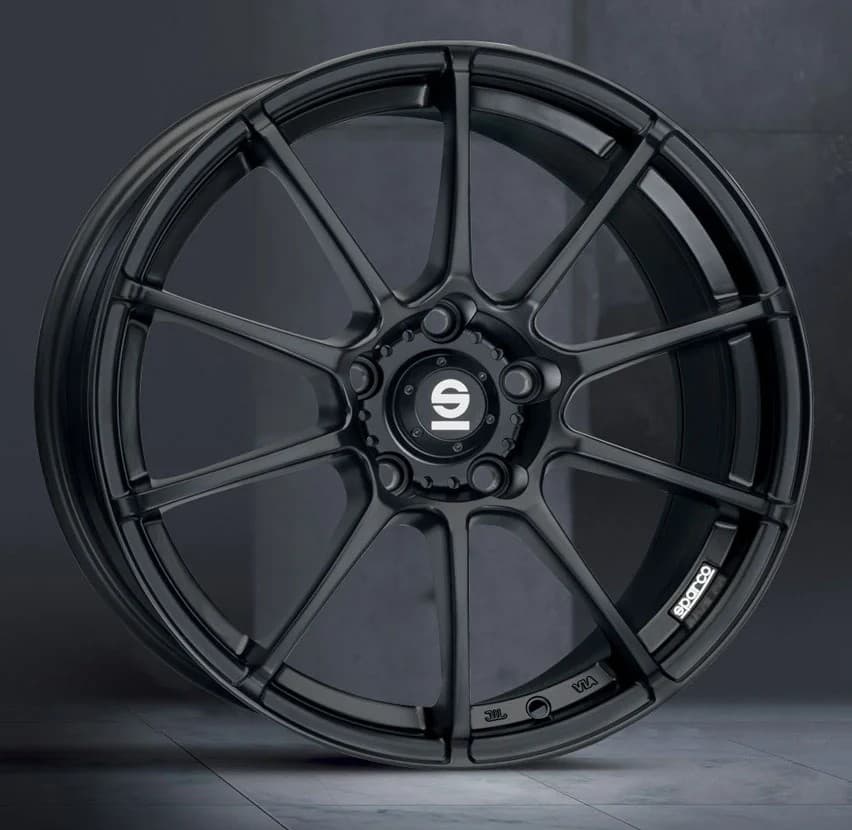 Sparco Assetto Gara Matt Black 8x19